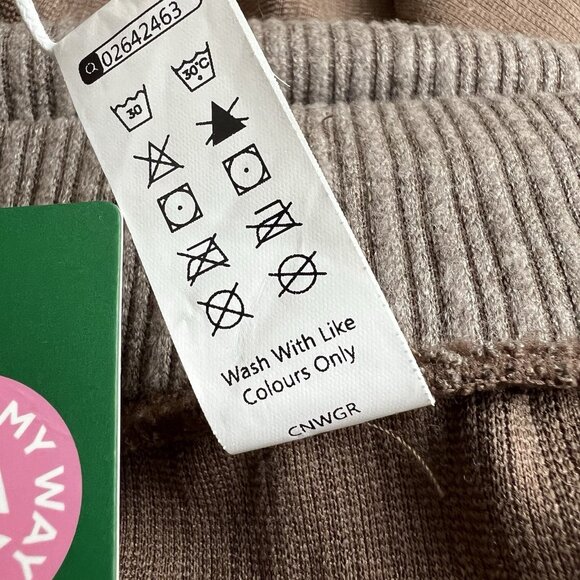 Halara Midi Skirt Ribbed High Waisted Split Hem A-Line Casual Size Medium M NWT - Picture 7 of 9